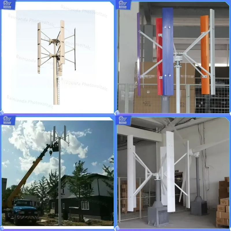 Renewable Energy Grid - Aerogenerador de Eje Vertical de 500W