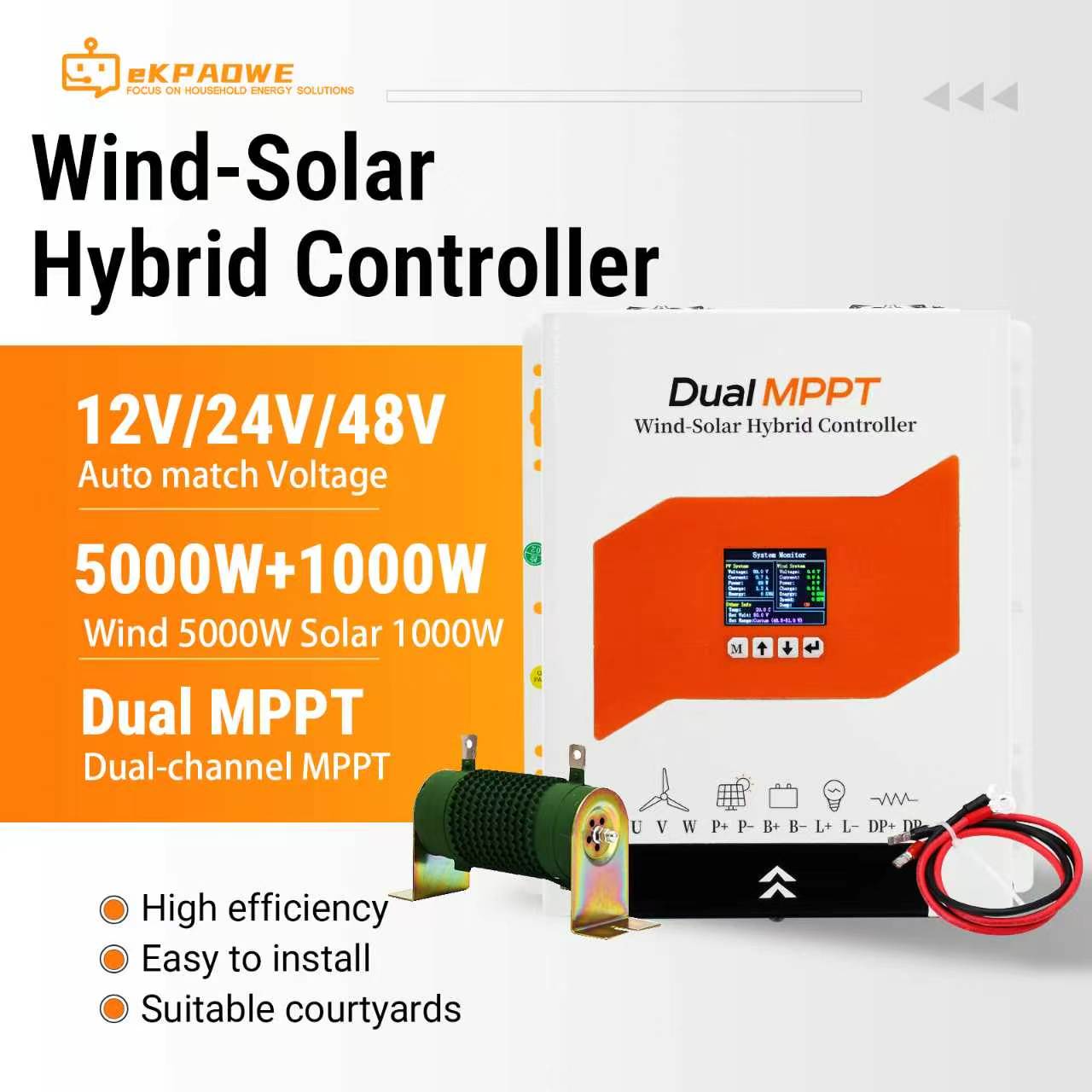 Renewable Energy Grid - Controlador de Carga Híbrido Eólico Solar