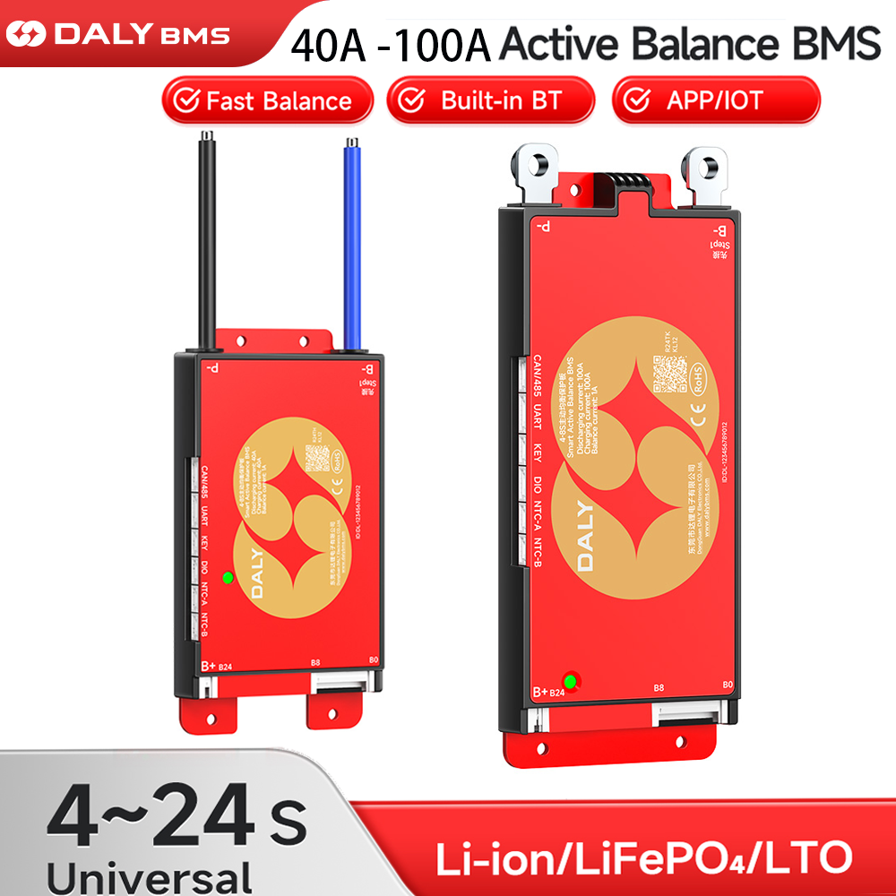 Smart Bms - DALY 100 BMS inteligente 4S 8S