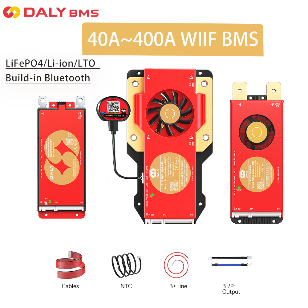 DALY 100 BMS Lifepo4 4S 7S 8S  - Smart Bms reseña y precio