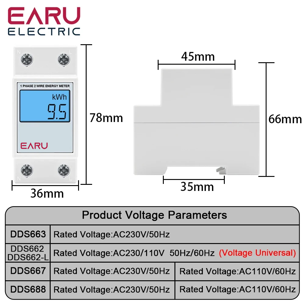 Medidor de energía Digital LCD - Renewable Energy Demonstration Kit reseña y precio